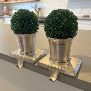 Restoration Hardware stocking Holders (2)